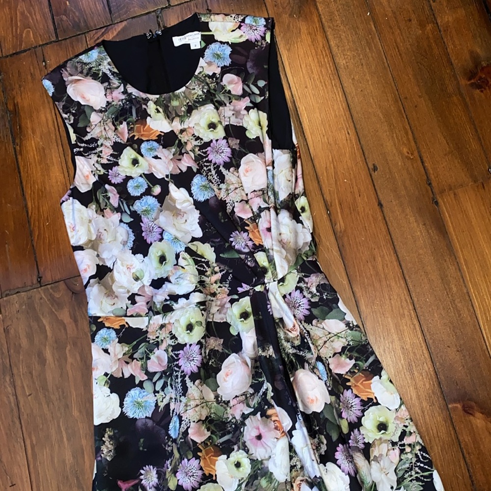 LIKE NEW floral cocktail dress (Adam Lippes Collective)